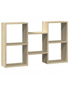 Scaffale a Parete Rovere Sonoma 96x18x60cm in Truciolato 2