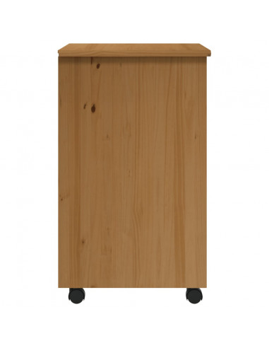 Armadietto Rotante con Cassetti MOSS Miele Legno Massello Pino