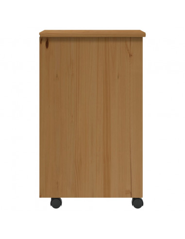 Armadietto Rotante con Cassetti MOSS Miele Legno Massello Pino