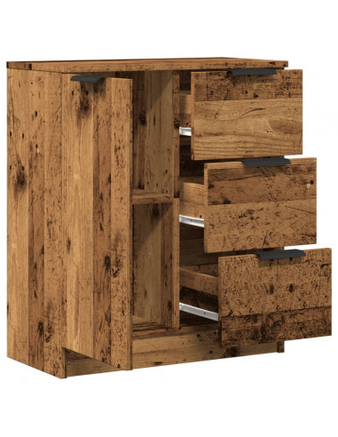 Credenza Legno Antico 60x30x70 cm in Truciolato