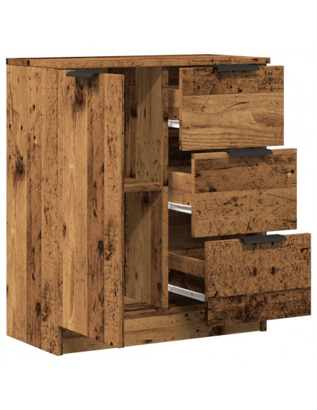 Credenza Legno Antico 60x30x70 cm in Truciolato