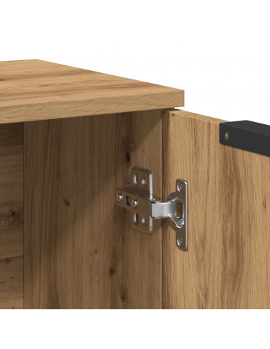 Credenza Rovere Artigianale 60x30x70 cm in Legno Multistrato