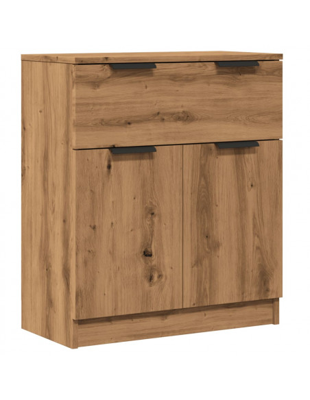 Credenza Rovere Artigianale 60x30x70 cm in Legno Multistrato