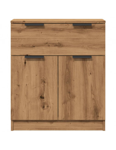 Credenza Rovere Artigianale 60x30x70 cm in Legno Multistrato
