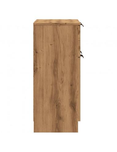 Credenza Rovere Artigianale 60x30x70 cm in Legno Multistrato