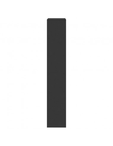 Divisorio Stanza Nero 100x33x187,5 cm in Truciolato