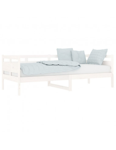 Dormeuse Bianca in Legno Massello di Pino 80x200 cm