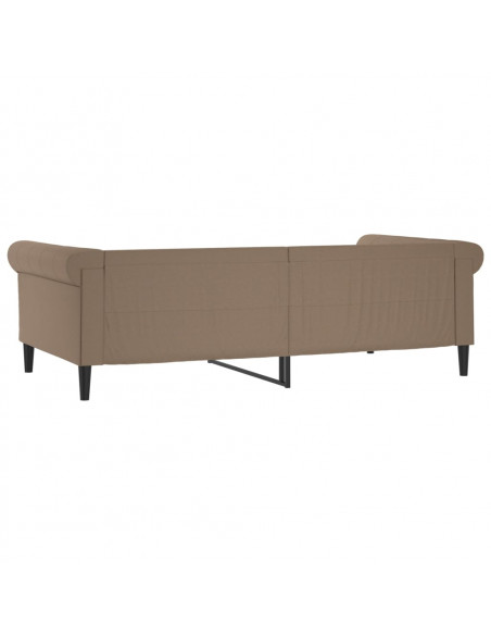 Letto da Giorno Cappuccino 100x200 cm in Similpelle