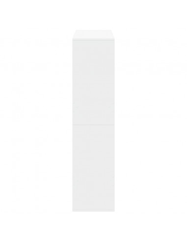 Libreria Bianca 100x33x135 cm in Legno Multistrato