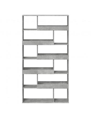 Libreria Grigio Cemento 100x33x187,5 cm in Truciolato