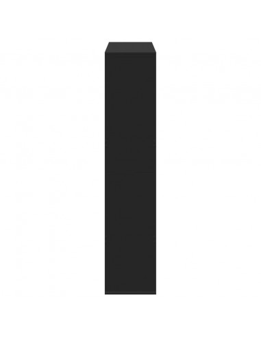 Libreria Nera 100x33x156,5 cm in Truciolato