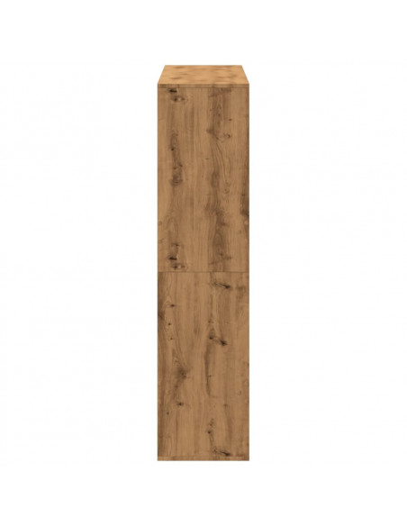Libreria Rovere Artigianale 100x33x135 cm in Legno Multistrato
