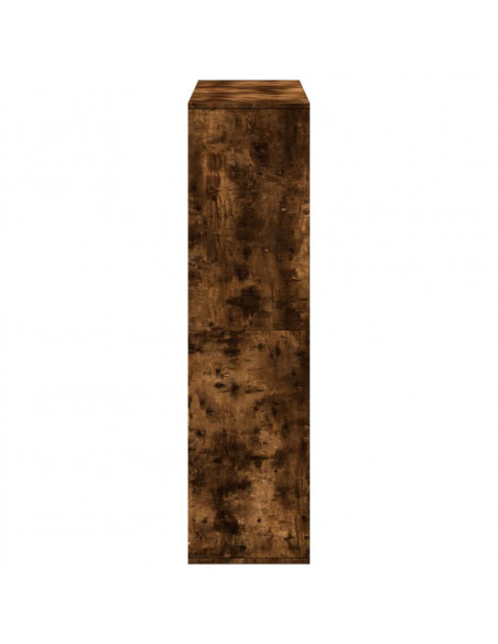 Libreria Rovere Fumo 100x33x125,5 cm in Legno Multistrato