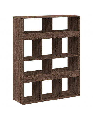 Libreria Rovere Marrone 100x33x125,5 cm in Legno Multistrato