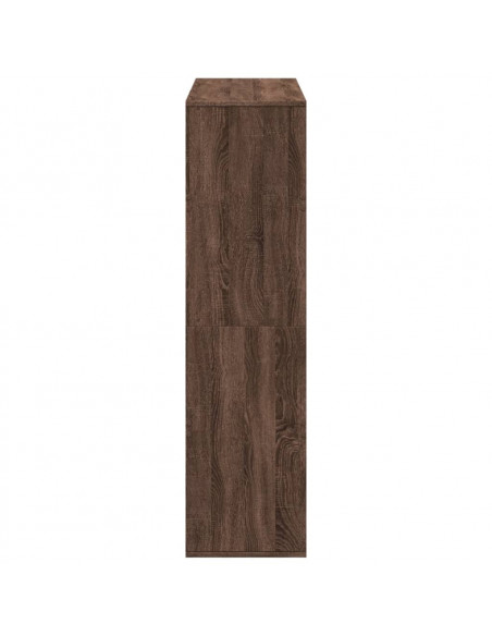 Libreria Rovere Marrone 100x33x125,5 cm in Legno Multistrato