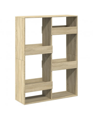 Libreria Rovere Sonoma 100x33x135 cm in Legno Multistrato