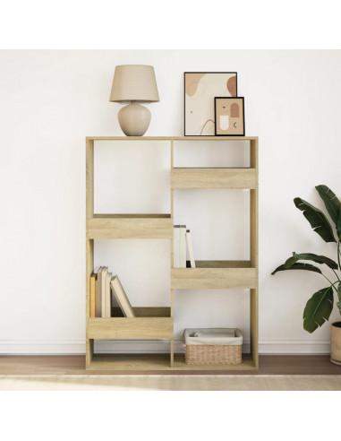 Libreria Rovere Sonoma 100x33x135 cm in Legno Multistrato