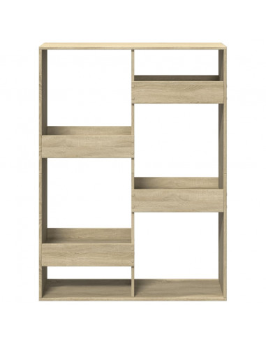 Libreria Rovere Sonoma 100x33x135 cm in Legno Multistrato