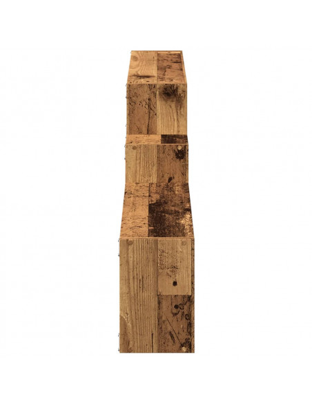 Mobile a Parete 158x18x53 cm Legno Antico in Legno Multistrato