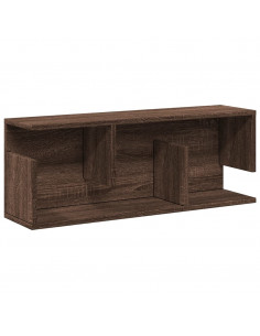 Mobile a Parete 80x20x30 cm Rovere Marrone in Legno Multistrato 2