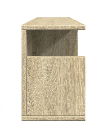 Mobile a Parete 80x20x30 cm Rovere Sonoma in Legno Multistrato