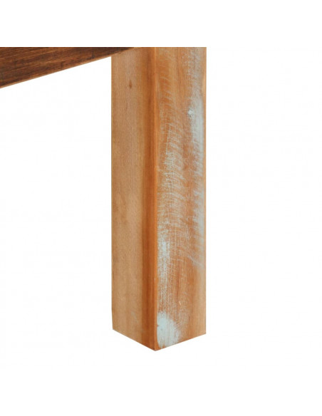 Tavolino da Salotto 55x55x35 cm in Legno Massello di Recupero