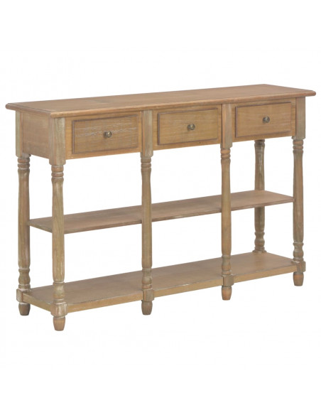 Tavolino Consolle 110x30x76 cm in Legno Multistrato