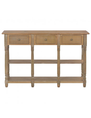 Tavolino Consolle 110x30x76 cm in Legno Multistrato