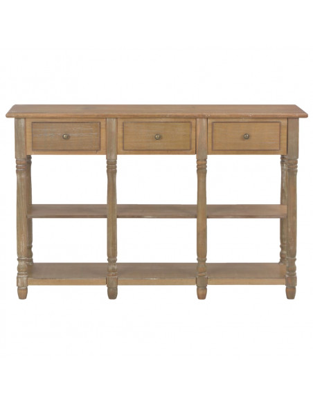Tavolino Consolle 110x30x76 cm in Legno Multistrato