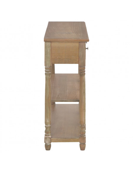 Tavolino Consolle 110x30x76 cm in Legno Multistrato