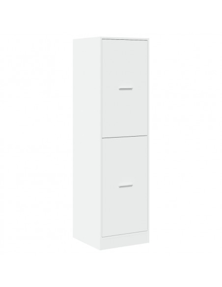 Armadietto da Farmacia Bianco 40x41x144,5 cm in Truciolato