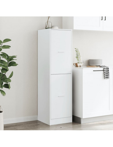 Armadietto da Farmacia Bianco 40x41x144,5 cm in Truciolato