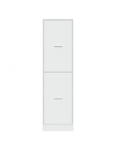 Armadietto da Farmacia Bianco 40x41x144,5 cm in Truciolato