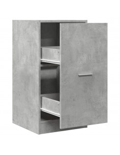 Armadietto da Farmacia Grigio Cemento 40x41x77,5 cm Truciolato 2