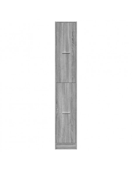 Armadietto da Farmacia Grigio Sonoma 30x41x174,5 cm Truciolato