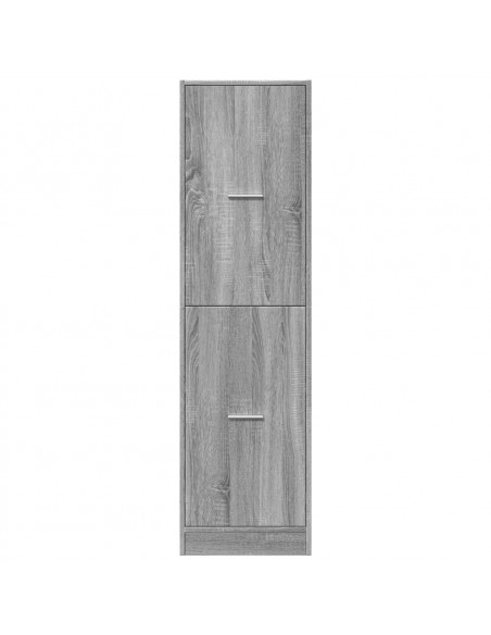 Armadietto da Farmacia Grigio Sonoma 40x41x144,5 cm Truciolato