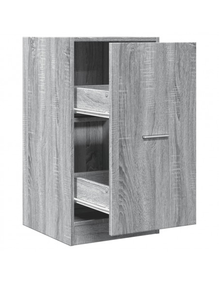 Armadietto da Farmacia Grigio Sonoma 40x41x77,5cm in Truciolato