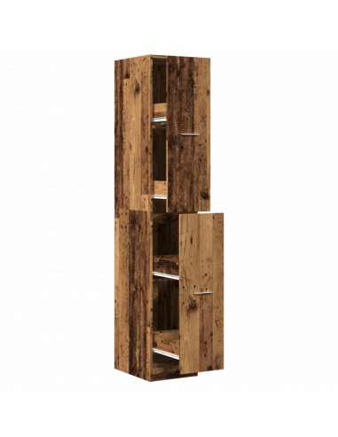 Armadietto da Farmacia Legno Vecchio 30x41x174,5 cm Truciolato