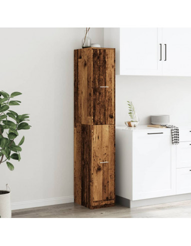 Armadietto da Farmacia Legno Vecchio 30x41x174,5 cm Truciolato