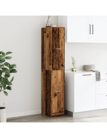 Armadietto da Farmacia Legno Vecchio 30x41x174,5 cm Truciolato