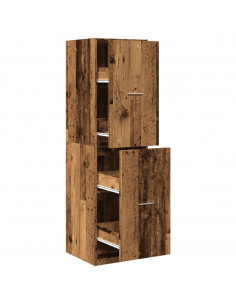 Armadietto da Farmacia Legno Vecchio 40x41x144,5 cm Truciolato 2