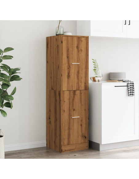 Armadietto da Farmacia Rovere 40x41x144,5 cm in Truciolato
