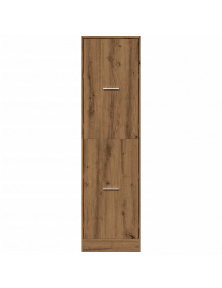Armadietto da Farmacia Rovere 40x41x144,5 cm in Truciolato
