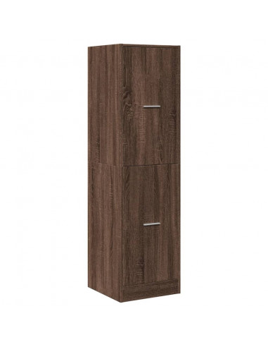 Armadietto da Farmacia Rovere Marrone 40x41x144,5 cm Truciolato