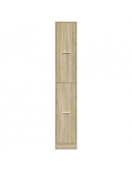 Armadietto da Farmacia Rovere Sonoma 30x41x174,5 cm Truciolato