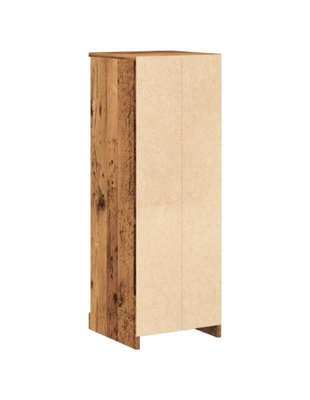 Credenza Legno Antico 36x35,5x103,5 cm in Legno Multistrato