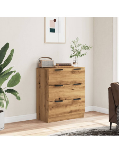 Credenza Rovere Artigianale 60x30x70 cm in Legno Multistrato