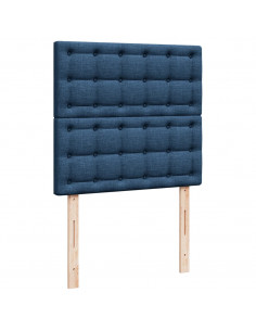 Giroletto a Molle con Materasso Blu 80x200 cm inTessuto 2