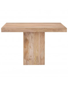 Tavolo da Pranzo 120x120x77 cm in Legno Massello di Mango 2