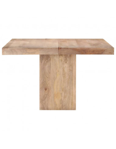 Tavolo da Pranzo 120x120x77 cm in Legno Massello di Mango
